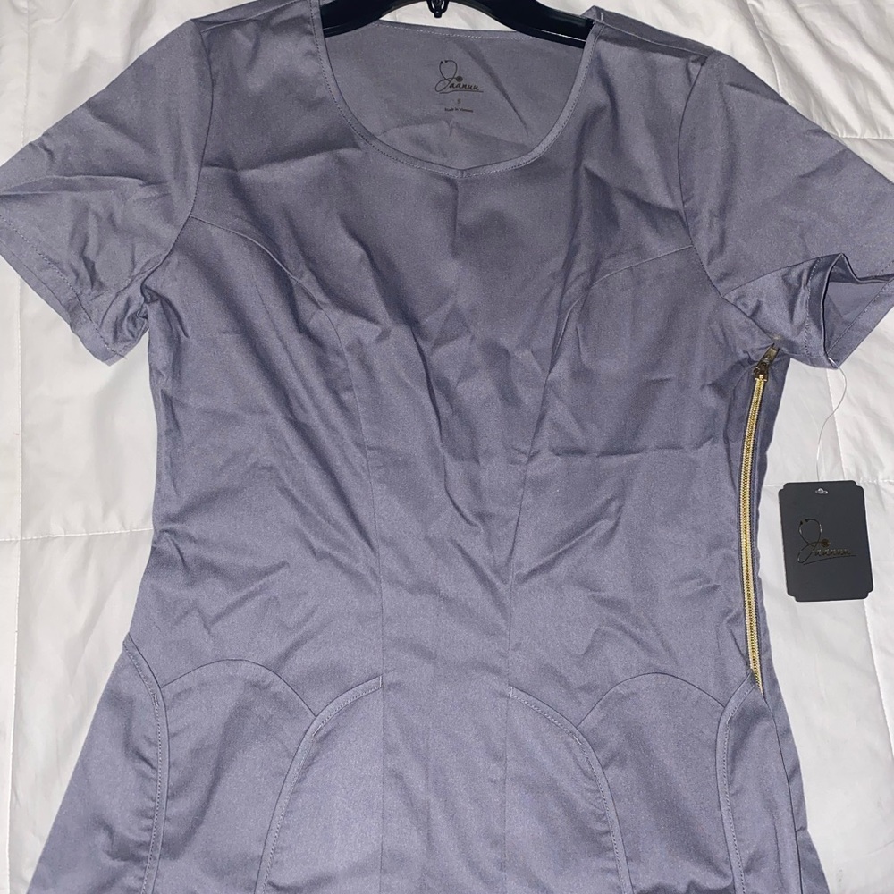 Scrub top grey new jaannu